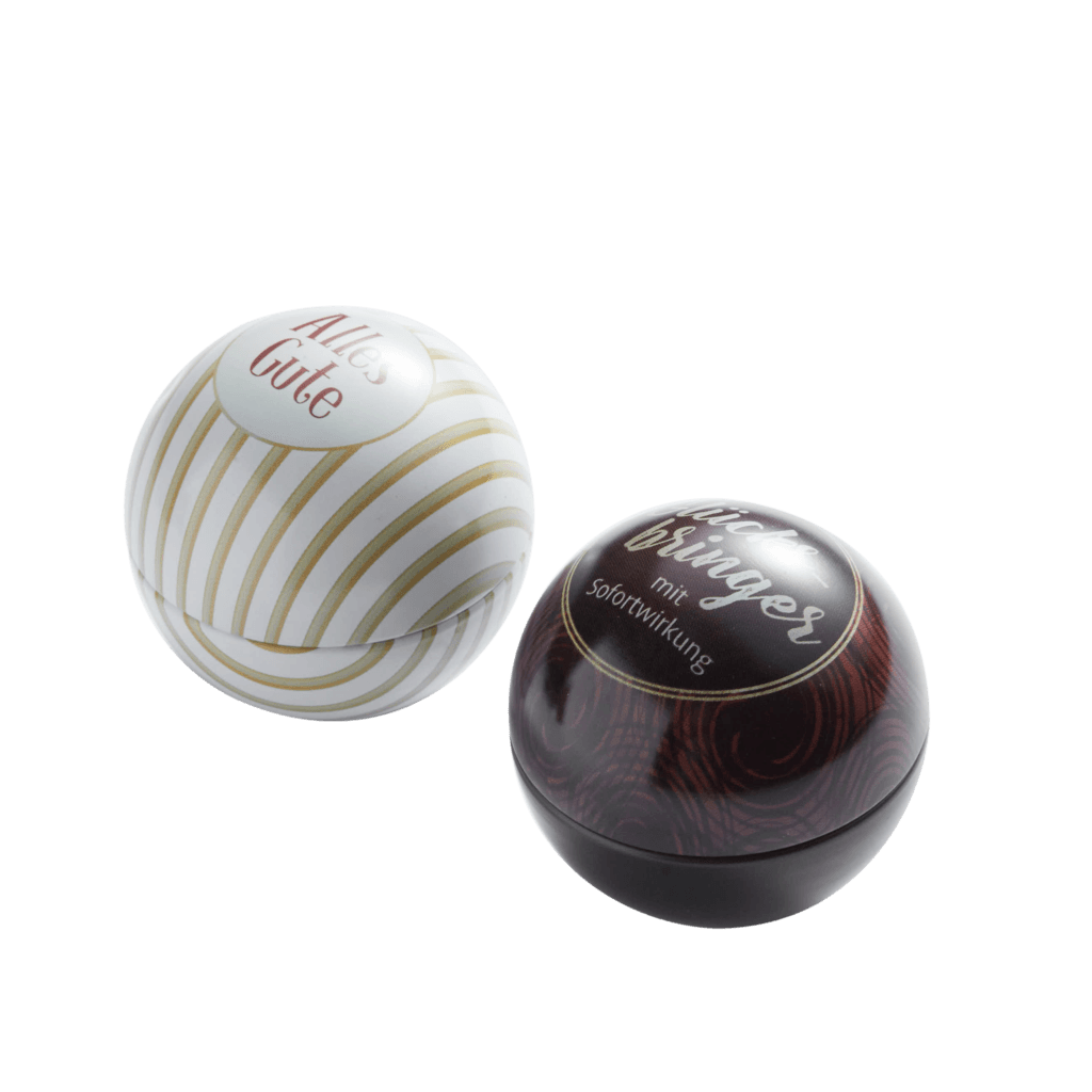 Round custom tin box samples