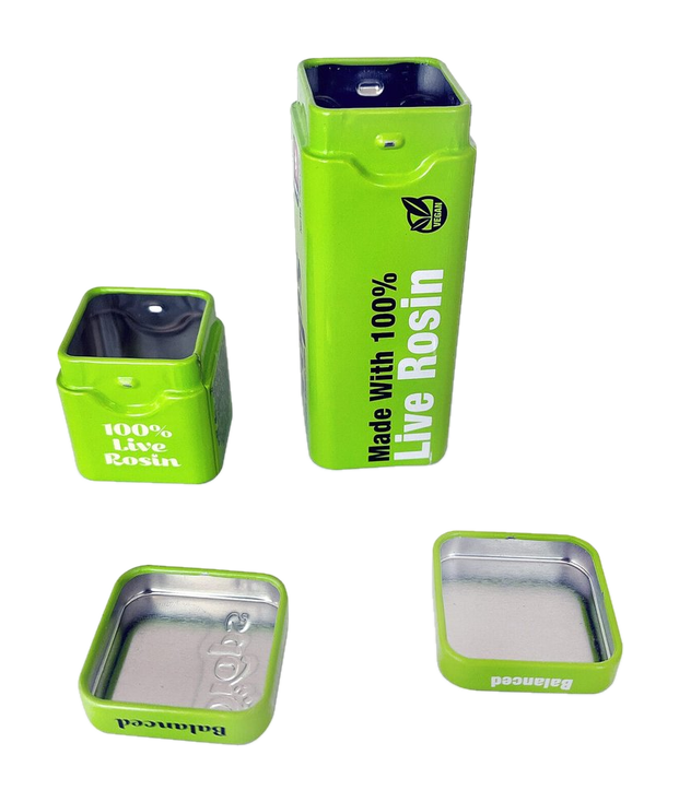 Child resistant tins
