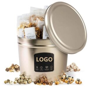 Large Popcorn Tin Container