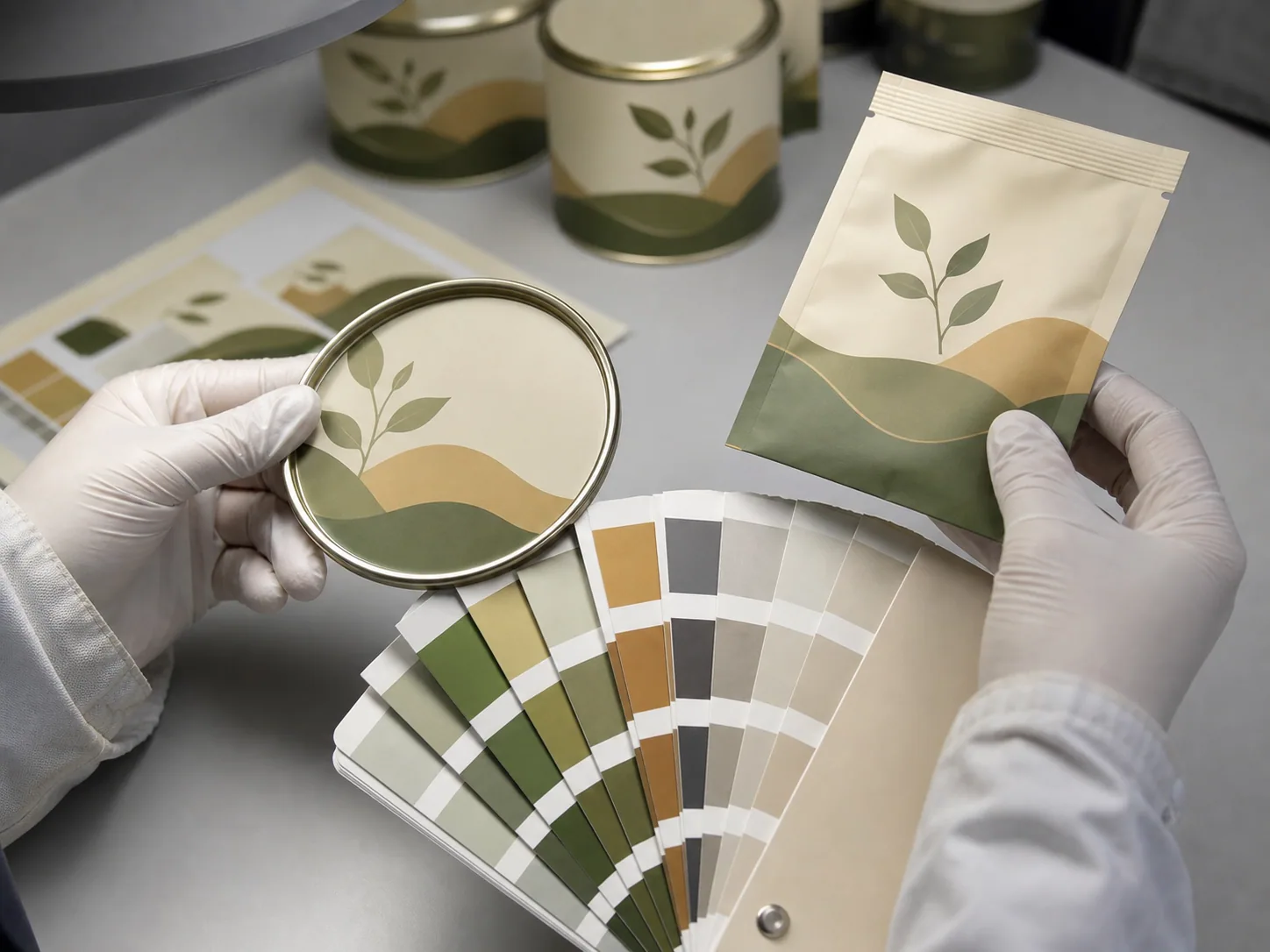 Printed packaging color inspection against a color reference